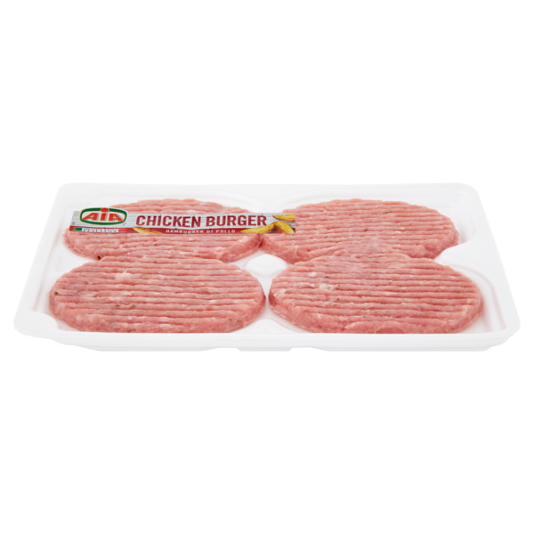 Aia Chicken Burger Hamburger di Pollo 0,400 kg