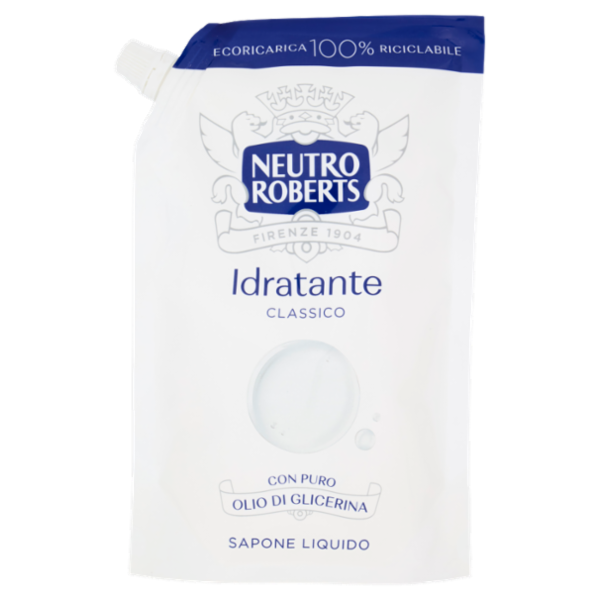 Neutro Roberts Idratante Classico Sapone Liquido Ecoricarica 400 ml