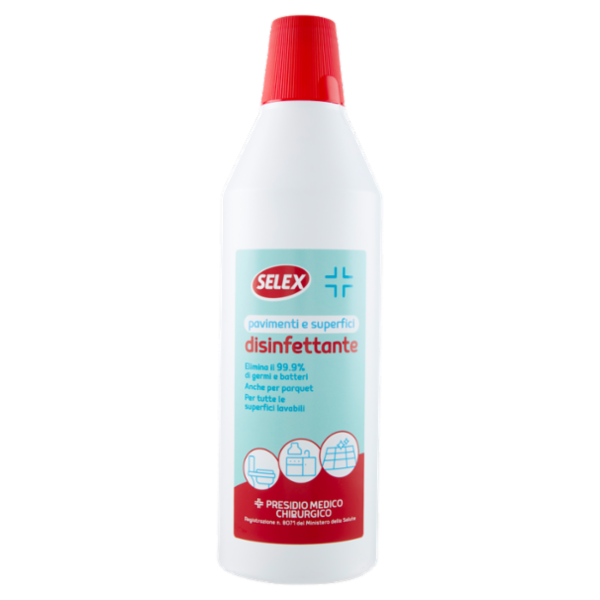 Selex Detergente per Pavimenti e Superfici Disinfettante 1 L