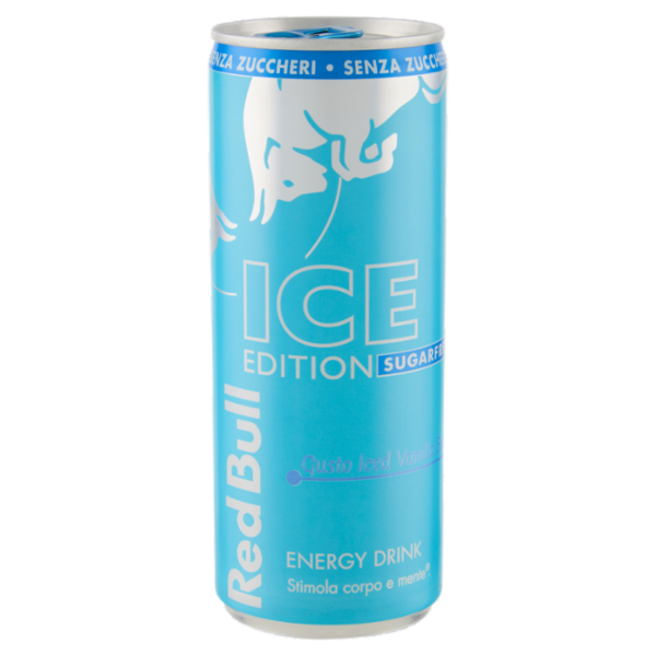 Red Bull Energy Drink, Gusto Iced Vanilla Berry Senza Zuccheri, 250 ml