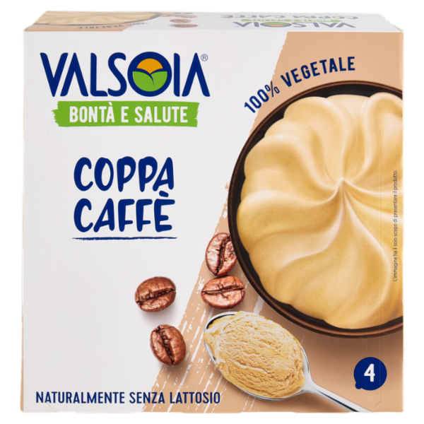 Valsoia Bontà e Salute Coppa Caffè 4 x 70 g