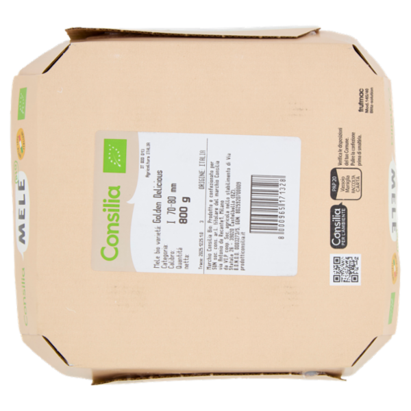 Consilia Scelte dalla Natura Bio Mele Golden Delicious 800 g