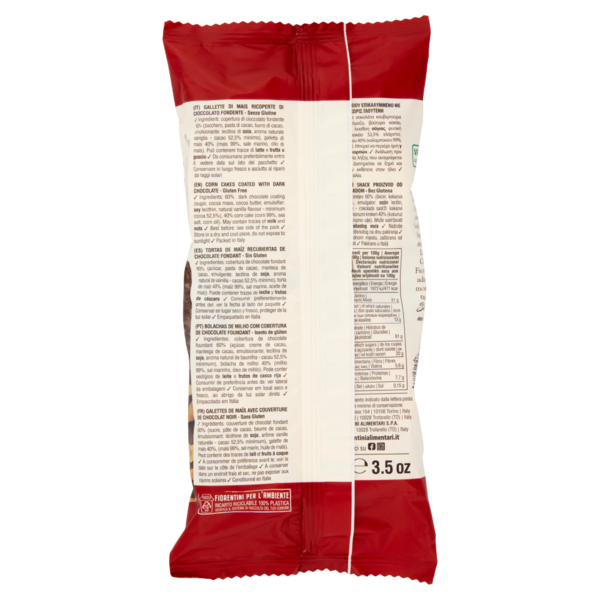 Fiorentini le Originali Choco Mais Gallette di Mais con Cioccolato Fondente 100 g