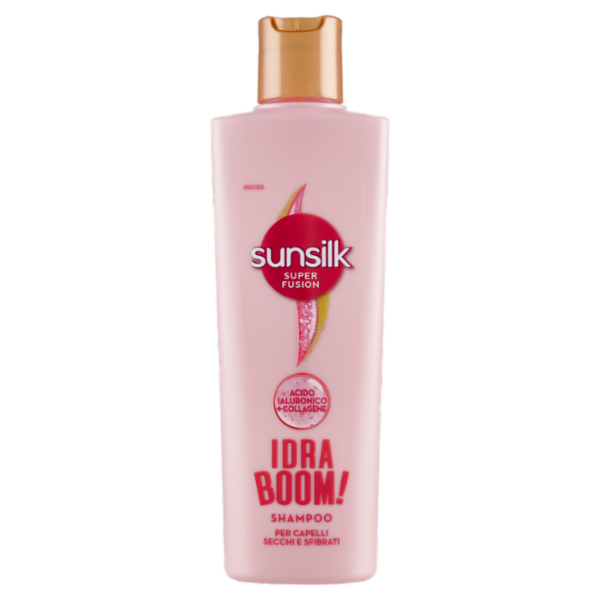 sunsilk Super Fusion Idra Boom! Shampoo per Capelli Secchi e Sfibrati 220 ml