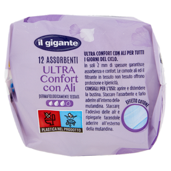 IL GIGANTE Assorbenti Ultra Confort con Ali 12 pz