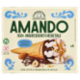 Sammontana Amando 4 Coni Gelato alla Vaniglia, Variegato al Cacao e Nocciola 4 x 75 g