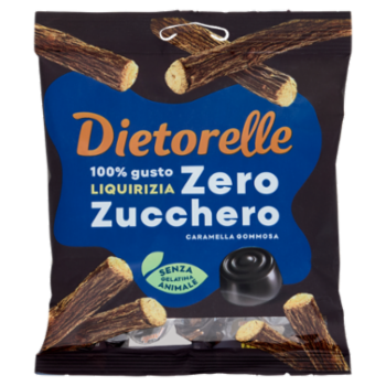 Dietorelle Zero Zucchero Caramella Gommosa Liquirizia 70 g