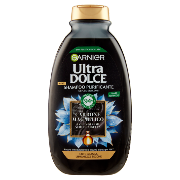 Garnier Ultra Dolce Carbone Magnetico Shampoo Purificante & Idratante 300 ml