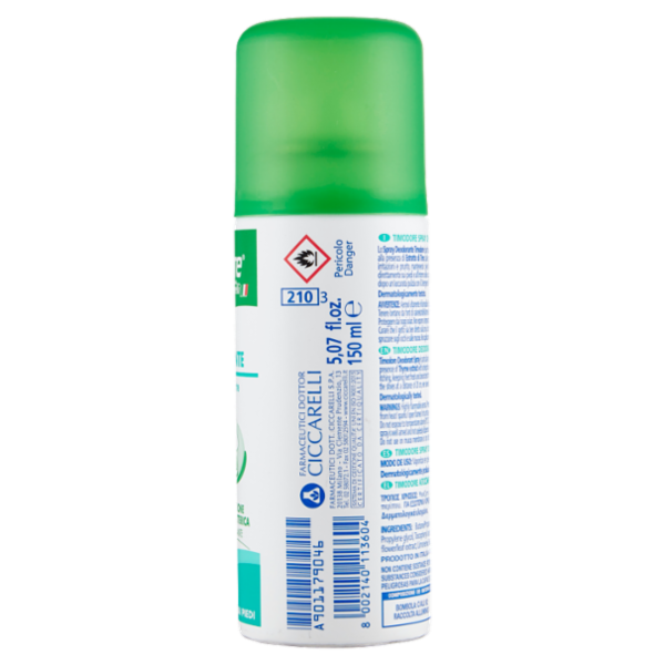 Timodore Spray Deodorante Azione Rinfrescante 150 ml
