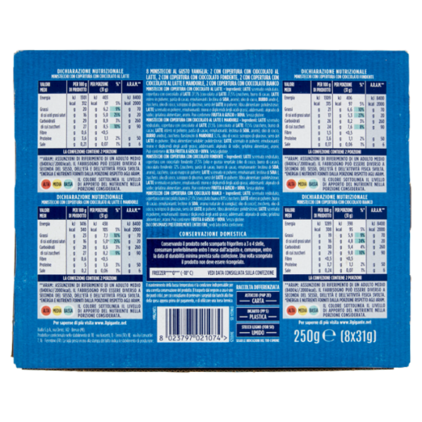 IL GIGANTE Ministecchi Assortiti 8 x 31 g