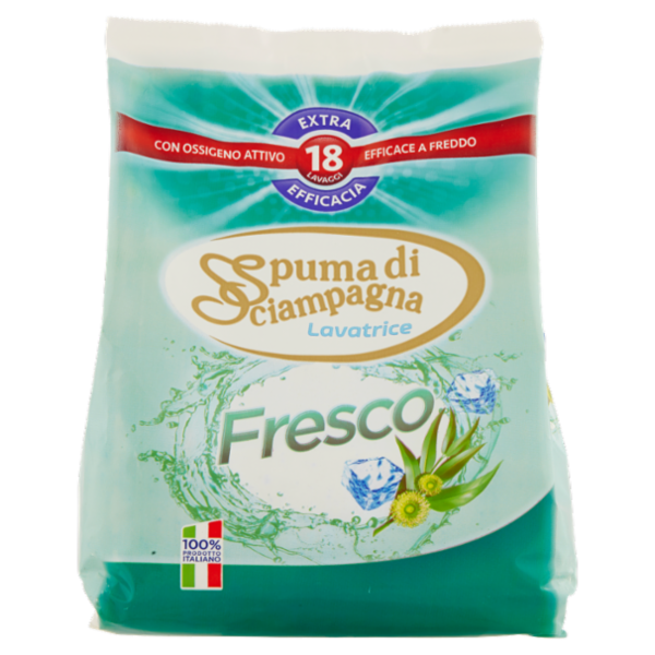 Spuma di Sciampagna Fresco Lavatrice 1,080 Kg