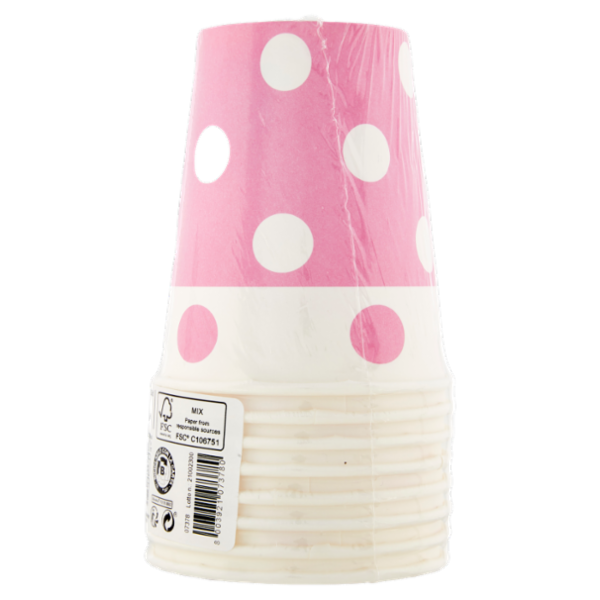 Smart PerLa Festa Bicchieri in cartoncino 25 cl 8 pz