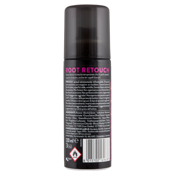 Syoss Root Retouch Colorazione Temporanea Castano Scuro 120 ml