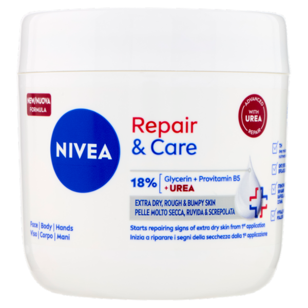Nivea Repair & Care Pelle Molto Secca, Ruvida & Screpolata 400 ml