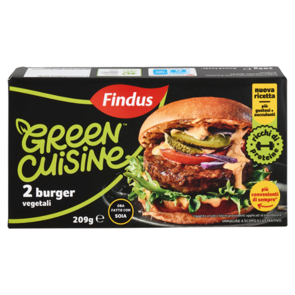 Findus Green Cuisine 2 Burger Vegetali 209 g