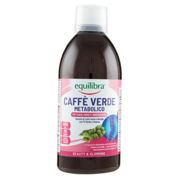 equilibra Caffè Verde Metabolico Metabolismo e Drenaggio 500 ml