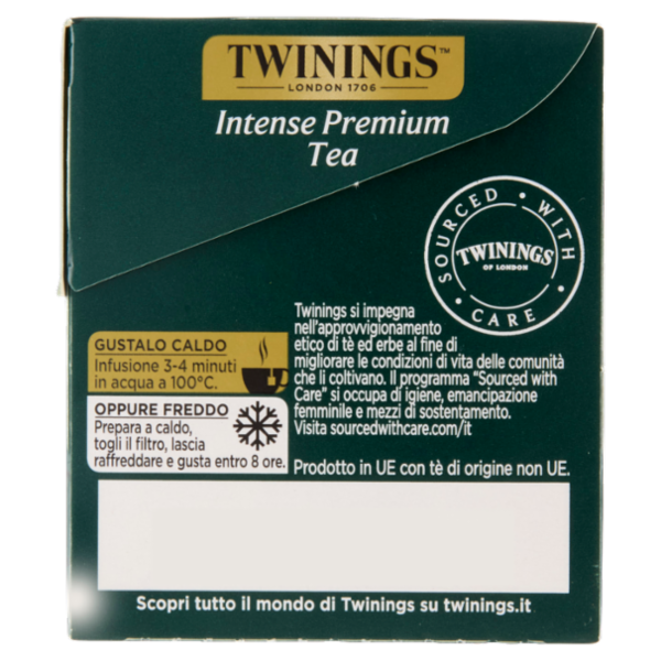 Twinings Intense Premium Tea Tè Nero 25 filtri The 50 g