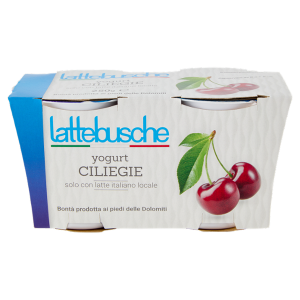 lattebusche yogurt Ciliegie 2 x 125 g