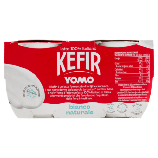 Yomo Kefir bianco naturale 2 x 115 g