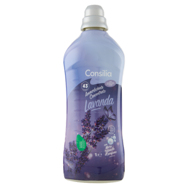Consilia Ammorbidente Concentrato Essenza di Lavanda 43 Lavaggi 1 L