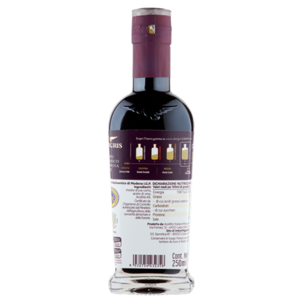 De Nigris Aceto Balsamico di Modena I.G.P. Gusto Corposo 250 ml