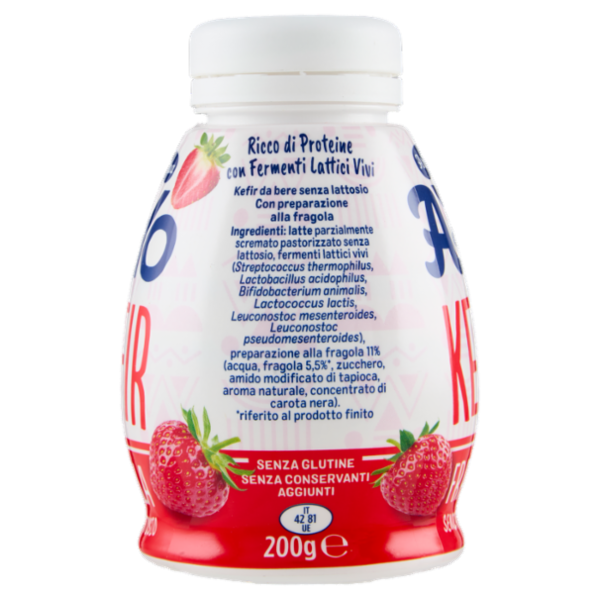 Arborea A-Yo Kefir Fragola Senza Lattosio 200 g