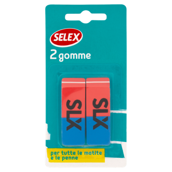Selex Gomma in Caucciù Rossa e Blu 2 pezzi