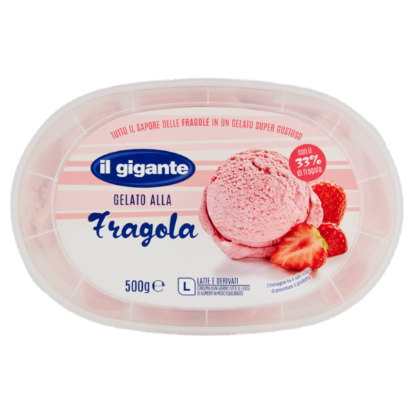 IL GIGANTE Gelato alla Fragola 500 g