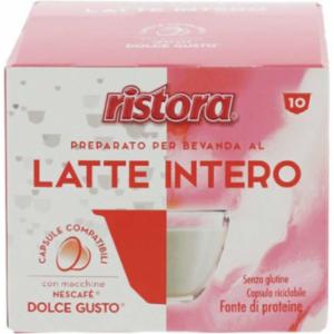 Ristora Capsule Latte Compatibili Dolce Gusto 10 Pezzi