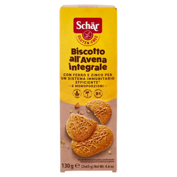 Schär Biscotto all'Avena integrale 2 x 65 g