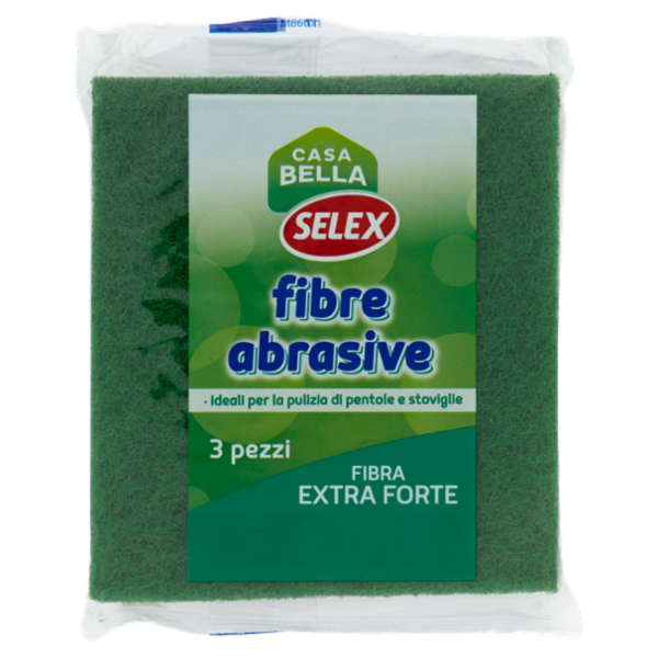 Selex Casa Bella Fibre Abrasive Extra Forte 3 pezzi