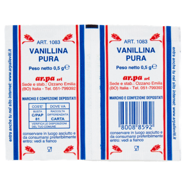 ar.pa Vanillina Pura 2 x 0,5 g