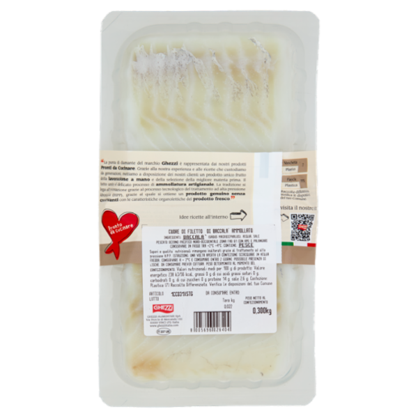 Ghezzi Cuore di baccalà ammollato 0,300 kg