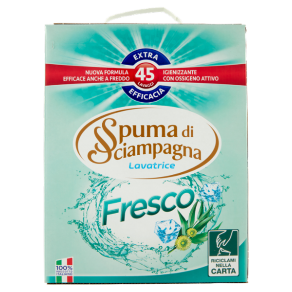 Spuma di Sciampagna Fresco Lavatrice 2,025 Kg