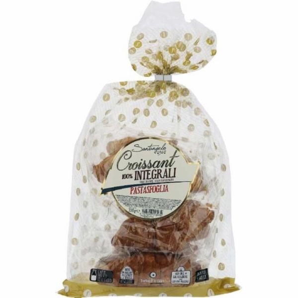 Sant'Angelo Croissant Integrale 100% Zucchero Di Canna 6 Pezzi 330g