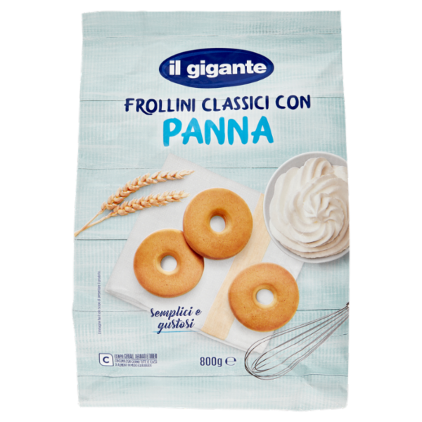 IL GIGANTE Frollini Classici con Panna 800 g