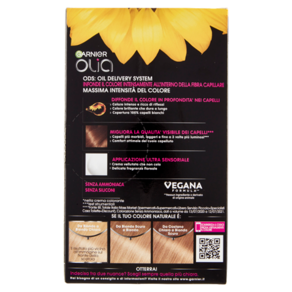 Garnier Olia Tinta Capelli, Senza Ammoniaca, Light blonde 90