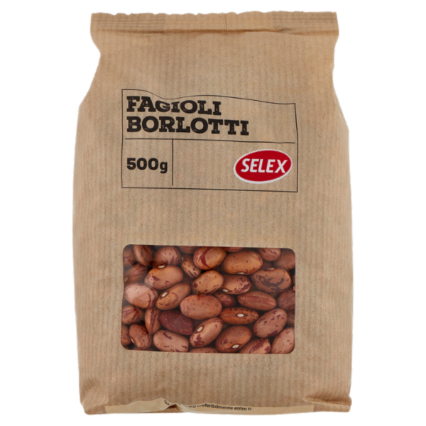 Selex Legumi Secchi Fagioli Borlotti 500 g