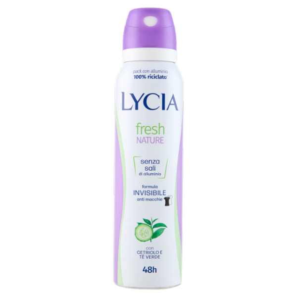 Lycia fresh Nature con Cetriolo e Tè Verde deo spray 150 ml