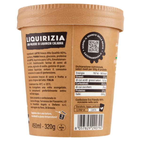 Cascina Biraga Liquirizia 320 g