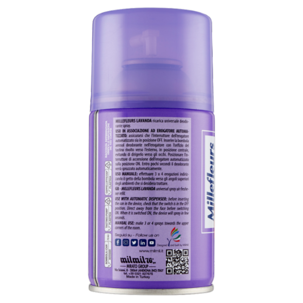 Strabilia Millefleurs Deodorante Ambiente Lavanda Ricarica 250 ml