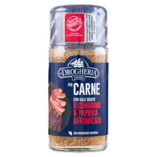 La Drogheria 1880 per Carne con Sale Iodato Rosmarino & Paprika Affumicata 85 g