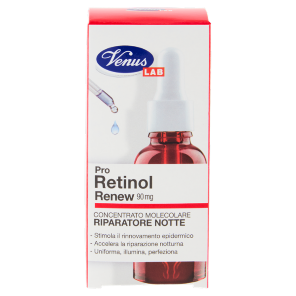 Venus Lab Pro Retinol Renew 90 mg Concentrato Molecolare Riparatore Notte 30 mL