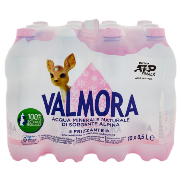 Valmora Sorgente Alpina Frizzante 12 x 0,5 L