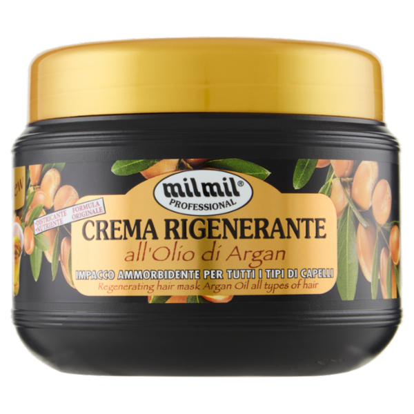 milmil Professional Crema Rigenerante all'Olio di Argan 500 ml