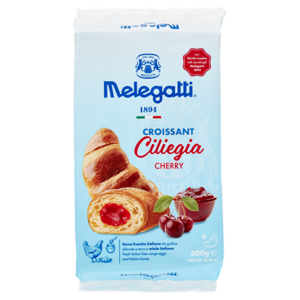 Melegatti 1894 Croissant Ciliegia 6 x 50 g