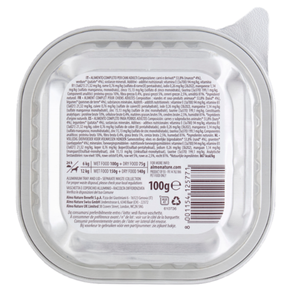 almo nature Daily con Manzo e Patate 100 g