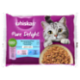 Whiskas Pure Delight Cibo Umido Gatto Bocconcini di Pesce in Gelatina con Salmone e Tonno 4x85g