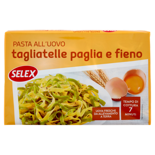 Selex Pasta all'Uovo Tagliatelle Paglia e Fieno 250 g