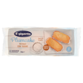 IL GIGANTE Plumcake Preparati Con Yogurt 6 x 33 g